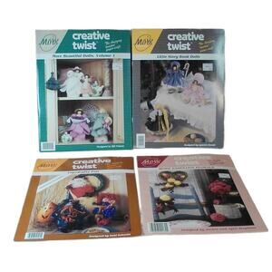 Creative Twist Leaflet Lot #55/65/75/78 Paper Crafting Instructions Vintage MPR